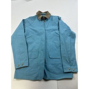 Polo Sport Ralph Lauren Jacket Women Large Blue Hunting Field Chore Barn Lined